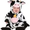 Deluxe Plush Spotted Cow Infant Costume