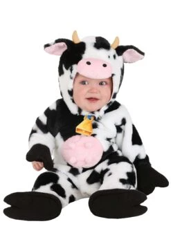 Deluxe Plush Spotted Cow Infant Costume