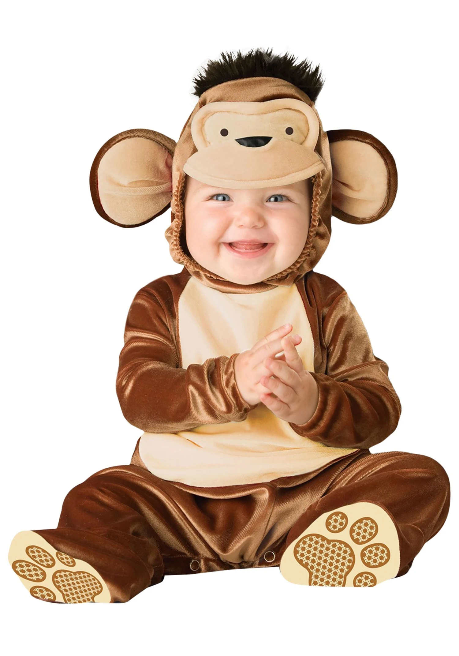 Fun World Infant Mischievous Monkey Costume 3 Fun World Infant Mischievous Monkey Costume