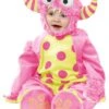 Pink Mini Monster Costume For Infants -Halloween Costumes infant pink mini monster costume