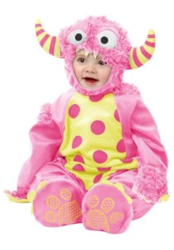 Pink Mini Monster Costume For Infants
