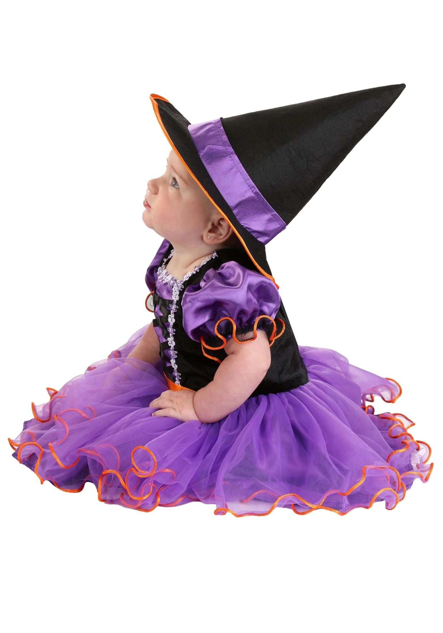 Purple Ribbon Witch Costume For Infants 4 Purple Ribbon Witch Costume For Infants - Image 2