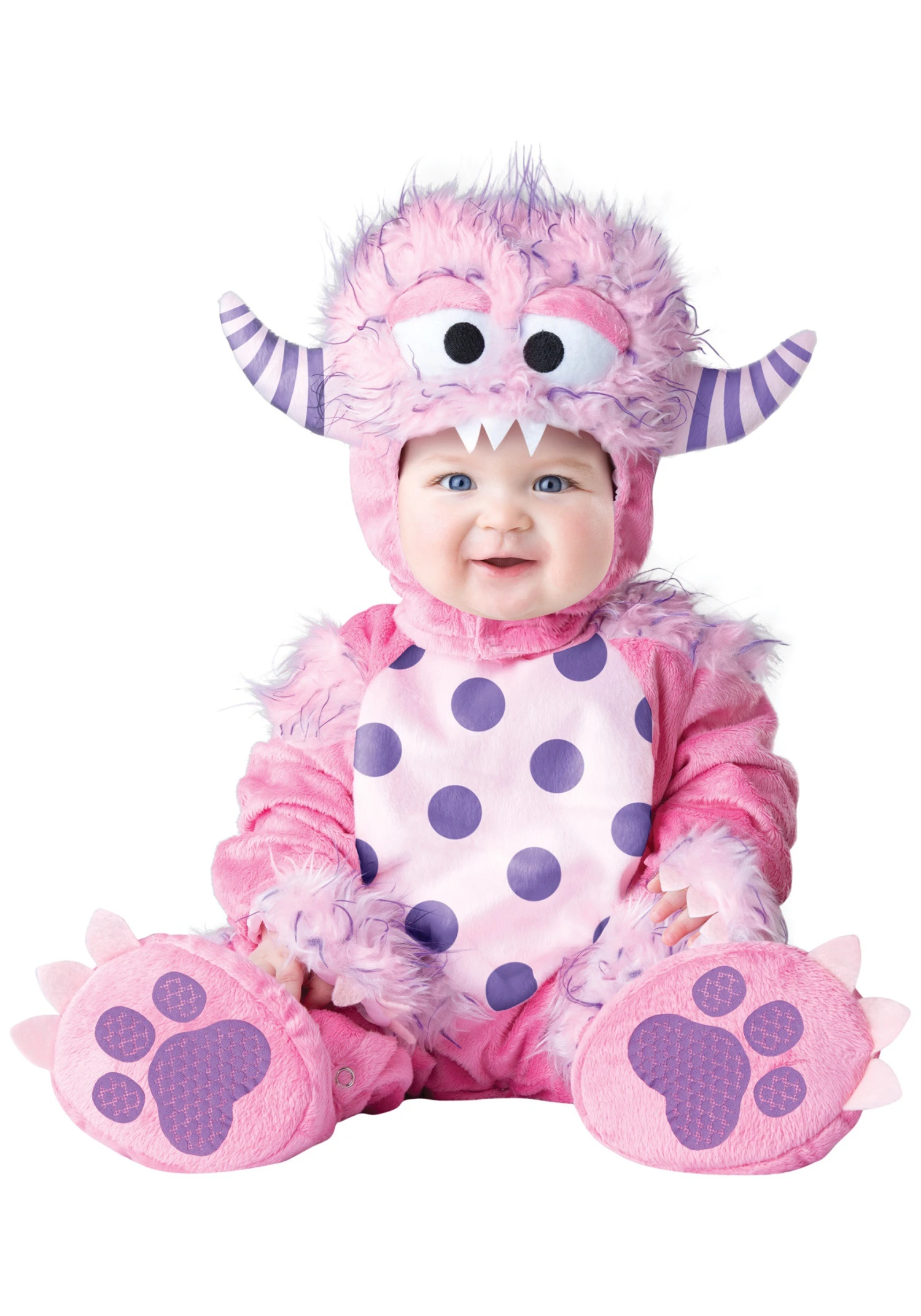 Infant/Toddler Lil Pink Monster Costume 3 Infant/Toddler Lil Pink Monster Costume