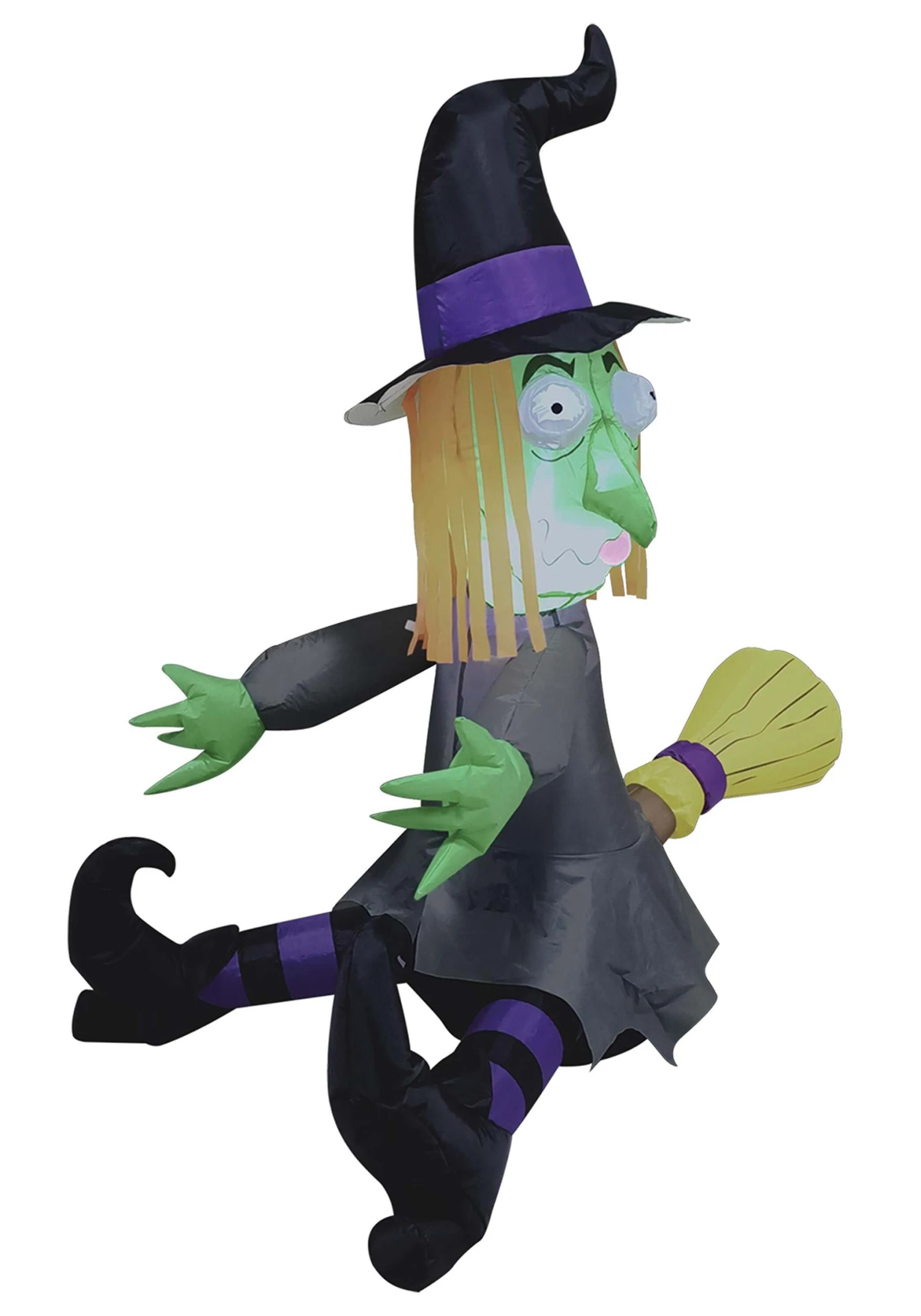 Inflatable 4FT Crashing Witch On A Tree Decoration 4 Inflatable 4FT Crashing Witch On A Tree Decoration - Image 2