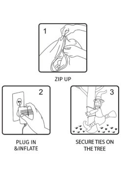 Inflatable 4FT Crashing Witch On A Tree Decoration 7 Inflatable 4FT Crashing Witch On A Tree Decoration -Halloween Costumes inflatable 4 ft crashing witch on a tree decoratio alt 2