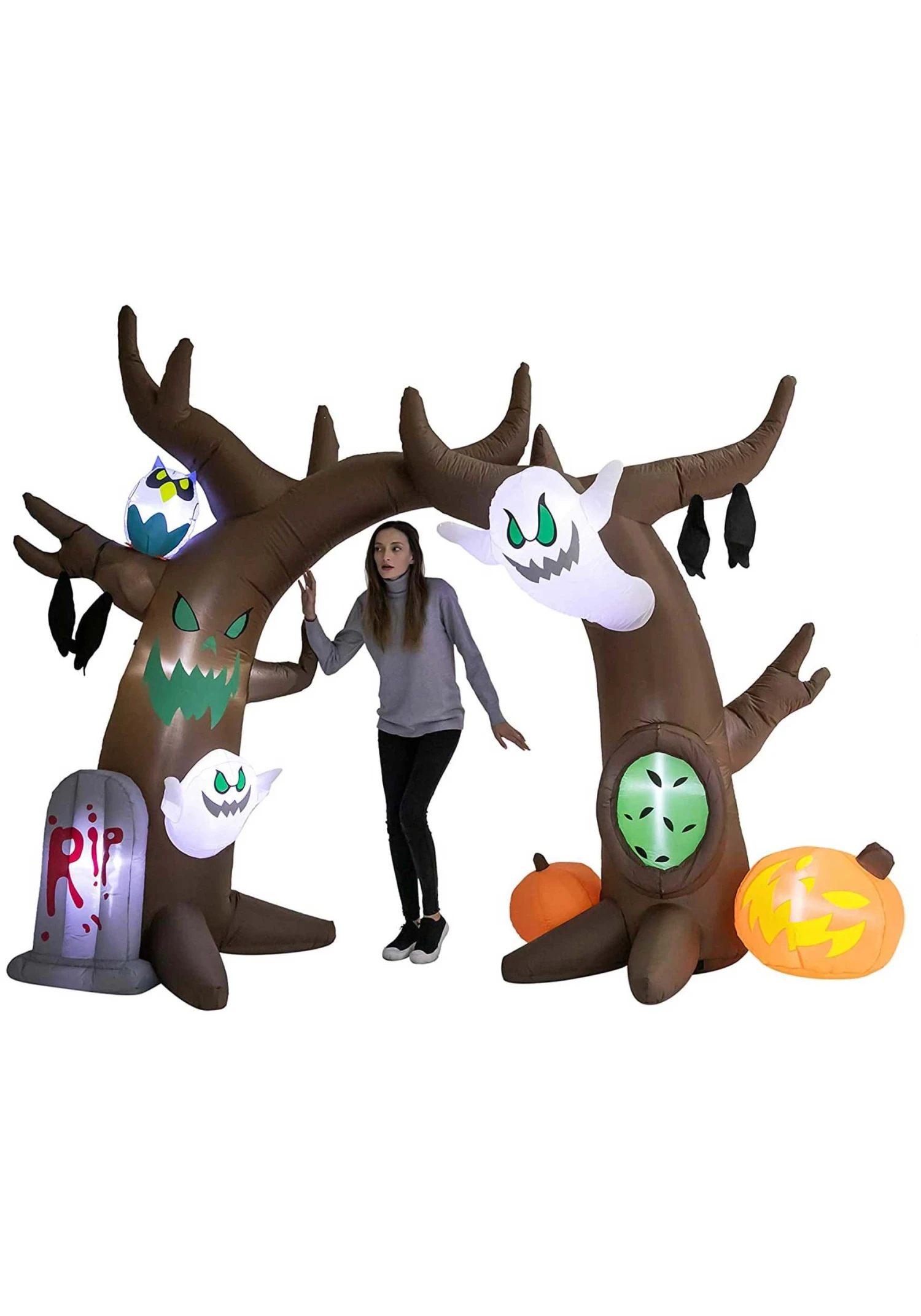 Inflatable 8FT Scary Tree Archway Decoration 6 Inflatable 8FT Scary Tree Archway Decoration - Image 4