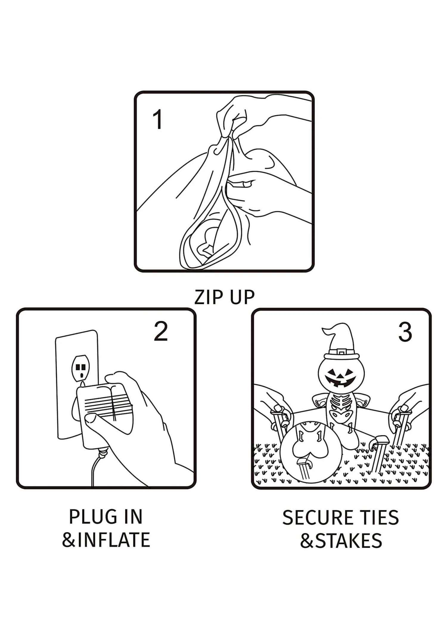 8FT Inflatable Skeleton T-Rex Halloween Decoration 6 8FT Inflatable Skeleton T-Rex Halloween Decoration - Image 4