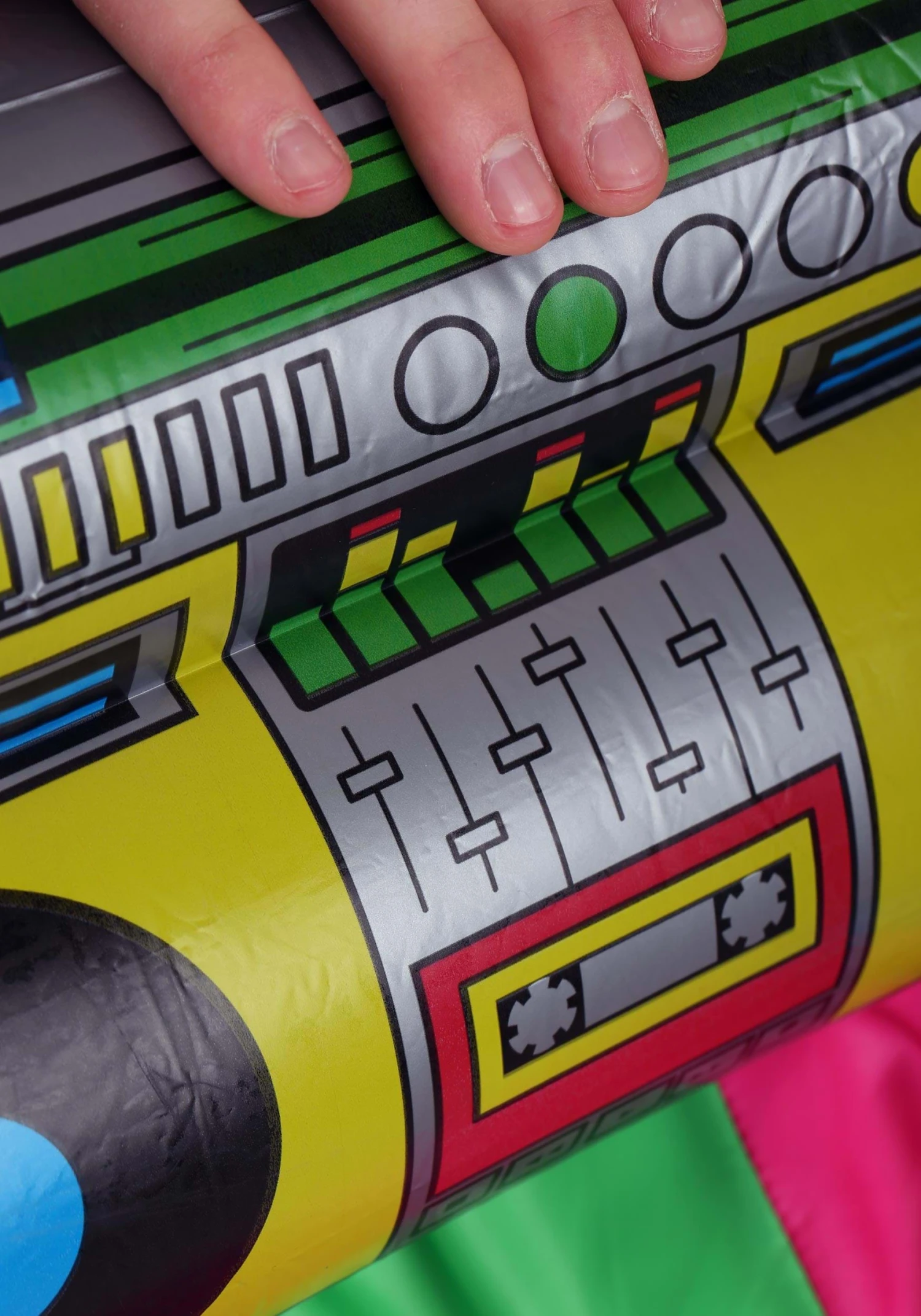 Inflatable 80s Boombox Accessory 4 Inflatable 80s Boombox Accessory - Image 3