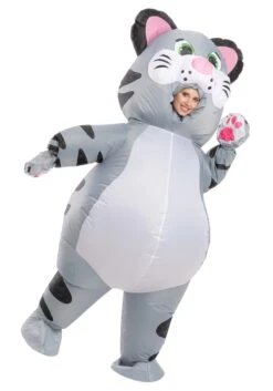 Inflatable Cat Costume For Adults 6 Inflatable Cat Costume For Adults -Halloween Costumes inflatable adult cat costume alt 1