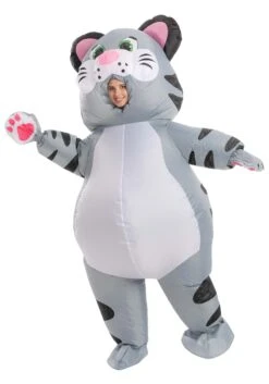 Inflatable Cat Costume For Adults 7 Inflatable Cat Costume For Adults -Halloween Costumes inflatable adult cat costume alt 2