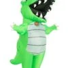 Inflatable Adult Green Dino Costume 2 Inflatable Adult Green Dino Costume -Halloween Costumes inflatable adult green dino costume