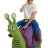 Inflatable Grumpy Snail Ride-On Costume For Adults 2 Inflatable Grumpy Snail Ride-On Costume For Adults -Halloween Costumes inflatable adult grumpy snail ride on costume