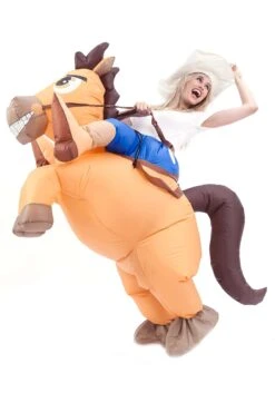 Inflatable Horse Ride-On Costume For Adults 7 Inflatable Horse Ride-On Costume For Adults -Halloween Costumes inflatable adult horse ride on costume alt 1