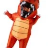 Inflatable Red Dinosaur Costume For Adults -Halloween Costumes inflatable adult red dino costume