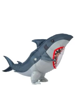 Inflatable Shark Costume 6 Inflatable Shark Costume -Halloween Costumes inflatable adult shark costume alt 1