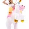 Inflatable Unicorn Ride-On Costume 1 Inflatable Unicorn Ride-On Costume -Halloween Costumes inflatable adult unicorn ride on costume
