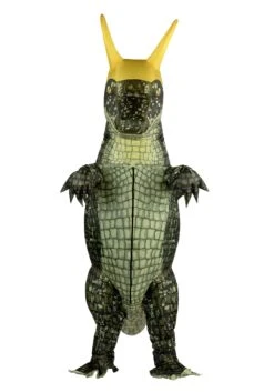 JAZWARES Inflatable Alligator Loki Adult Costume -Halloween Costumes inflatable alligator loki costume alt 2