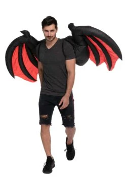 Inflatable Demon Wings 12 Inflatable Demon Wings -Halloween Costumes inflatable demon wings alt 2