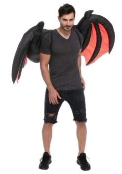 Inflatable Demon Wings 13 Inflatable Demon Wings -Halloween Costumes inflatable demon wings alt 3