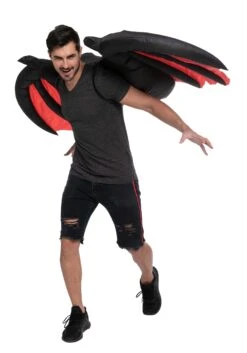 Inflatable Demon Wings 14 Inflatable Demon Wings -Halloween Costumes inflatable demon wings alt 4