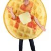 Inflatable Eggo Waffle Costume For Adults -Halloween Costumes inflatable eggo costume