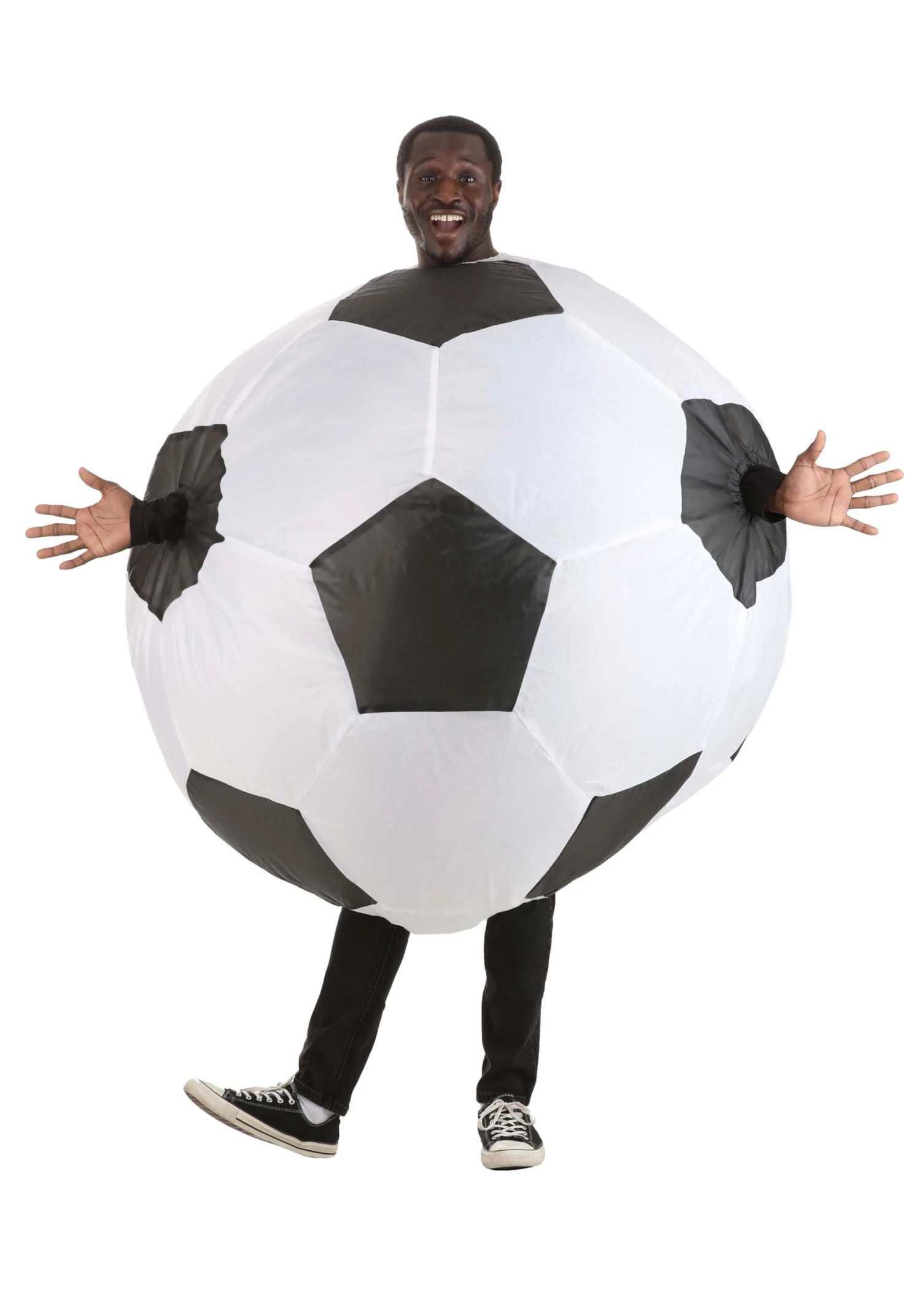 Inflatable Soccer Ball Costume For Adults 3 Inflatable Soccer Ball Costume For Adults