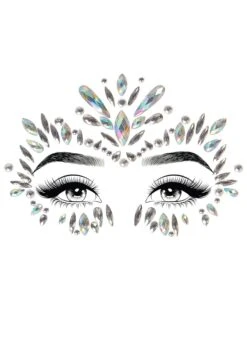 LEG AVENUE Iris Face Jewel Makeup Set -Halloween Costumes iris face jewel set alt 1