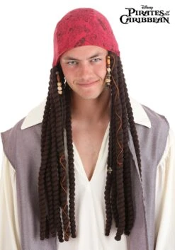 Adult Disney Jack Sparrow Bandana And Dreads Set