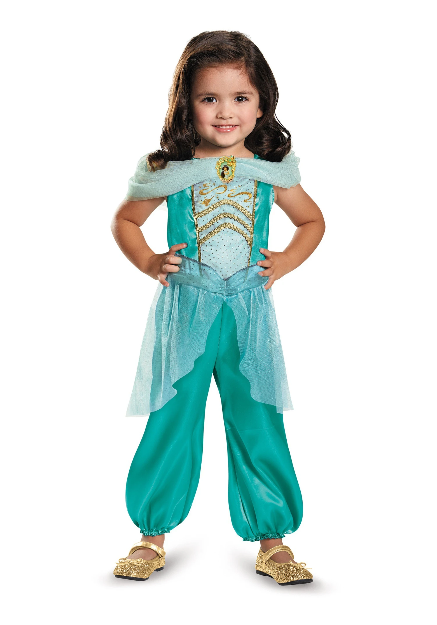 Disguise Jasmine Classic Girl's Toddler Costume 3 Disguise Jasmine Classic Girl's Toddler Costume