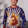 Jay And Silent Bob Buddy Christ Jesus Ugly Christmas Sweater -Halloween Costumes jay and silent bob buddy christ ugly sweater main upd