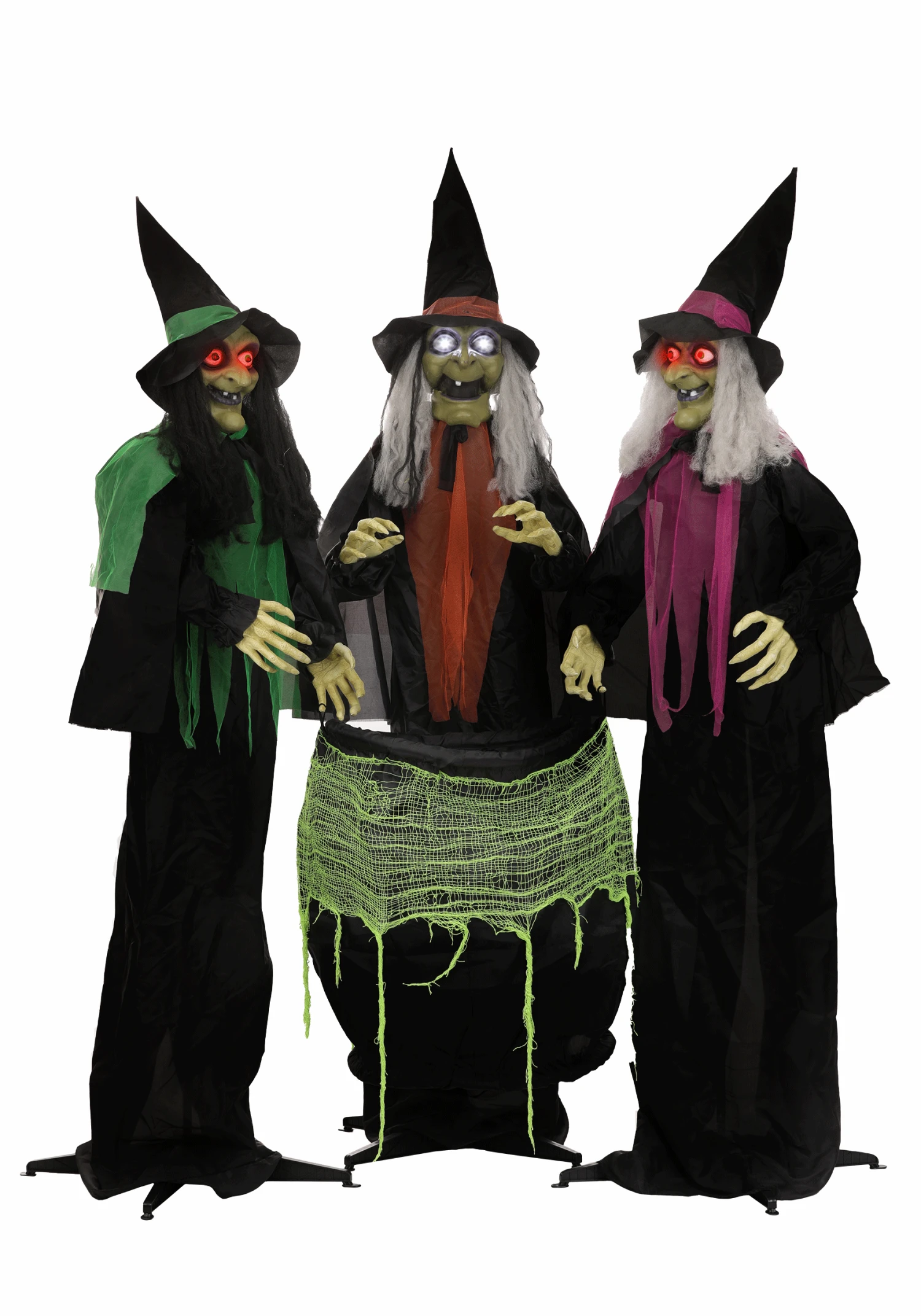 6.25FT Judy, Jody, And Julie Coven Of Witches Animated Decoration - Scream Saver 11 6.25FT Judy, Jody, And Julie Coven Of Witches Animated Decoration - Scream Saver - Image 9