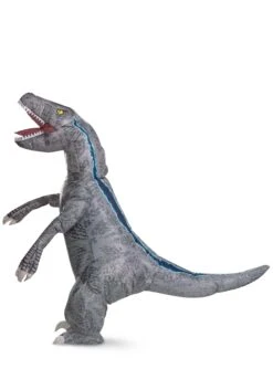 Disguise Jurassic World Blue Velociraptor Inflatable Dinosaur Costume For Adults 8 Disguise Jurassic World Blue Velociraptor Inflatable Dinosaur Costume For Adults -Halloween Costumes jurassic world blue inflatable adult costume alt 2