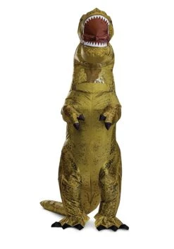 Disguise Jurassic World T-Rex Inflatable Costume For Adults 11 Disguise Jurassic World T-Rex Inflatable Costume For Adults -Halloween Costumes jurassic world t rex inflatable adult costume alt 3