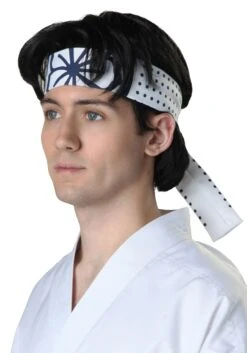 Karate Kid Daniel San Men's Costume Wig 5 Karate Kid Daniel San Men's Costume Wig -Halloween Costumes karate kid adult daniel san wig alt 1
