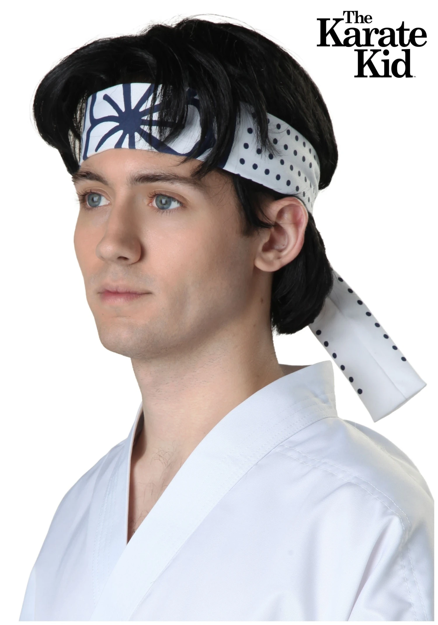 Karate Kid Daniel San Men's Costume Wig 3 Karate Kid Daniel San Men's Costume Wig