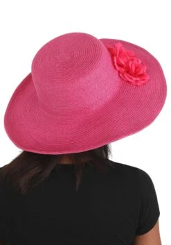Women's Kentucky Derby Pink Costume Hat 8 Women's Kentucky Derby Pink Costume Hat -Halloween Costumes kentucky derby ladies hat alt 2