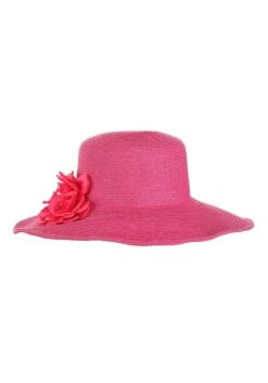 Women's Kentucky Derby Pink Costume Hat 9 Women's Kentucky Derby Pink Costume Hat -Halloween Costumes kentucky derby ladies hat alt 3