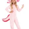 Kid's Axolotl Costume Onesie 1 Kid's Axolotl Costume Onesie -Halloween Costumes kids axolotl costume