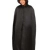 Black Hooded Cloak For Kids