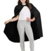 Black Velveteen Cape For Kids 2 Black Velveteen Cape For Kids -Halloween Costumes kids black velveteen cape main