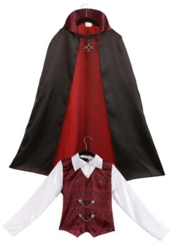 Kid's Vampire Classic Costume 17 Kid's Vampire Classic Costume -Halloween Costumes kids classic vampire costume alt 7