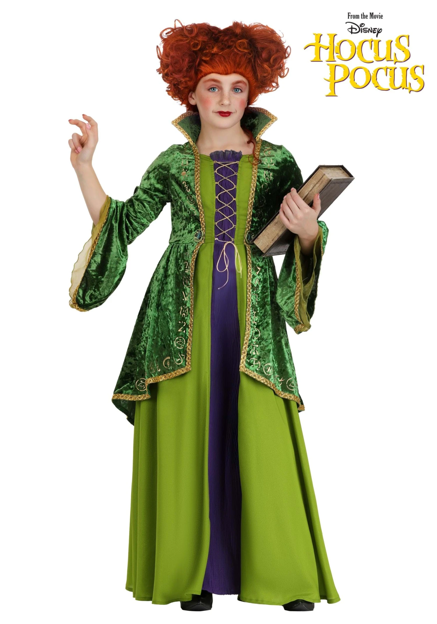 Girl's Deluxe Disney Winifred Sanderson Costume 3 Girl's Deluxe Disney Winifred Sanderson Costume