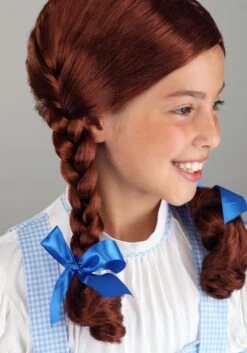Deluxe Kansas Girl Costume Wig For Kids -Halloween Costumes kids deluxe kansas girl costume wig alt 2