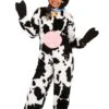 Deluxe Plush Spotted Cow Kid's Costume -Halloween Costumes kids deluxe plush spotted cow costume
