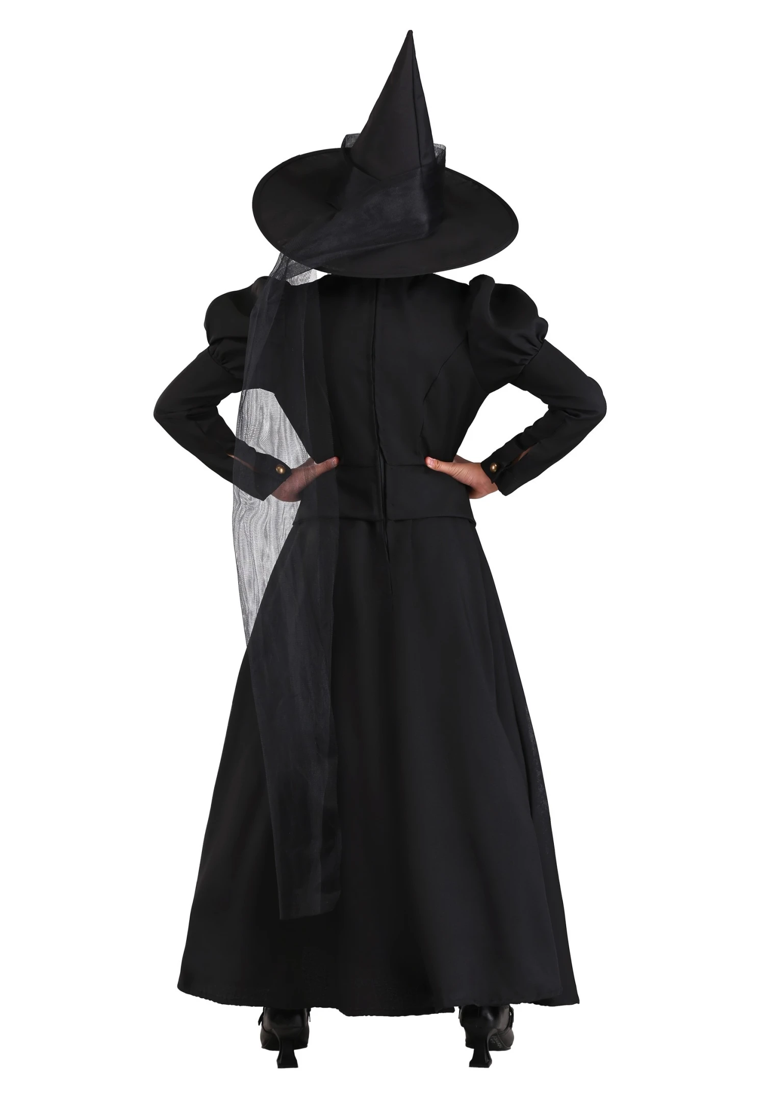 Deluxe Witch Costume For Girls 4 Deluxe Witch Costume For Girls - Image 2