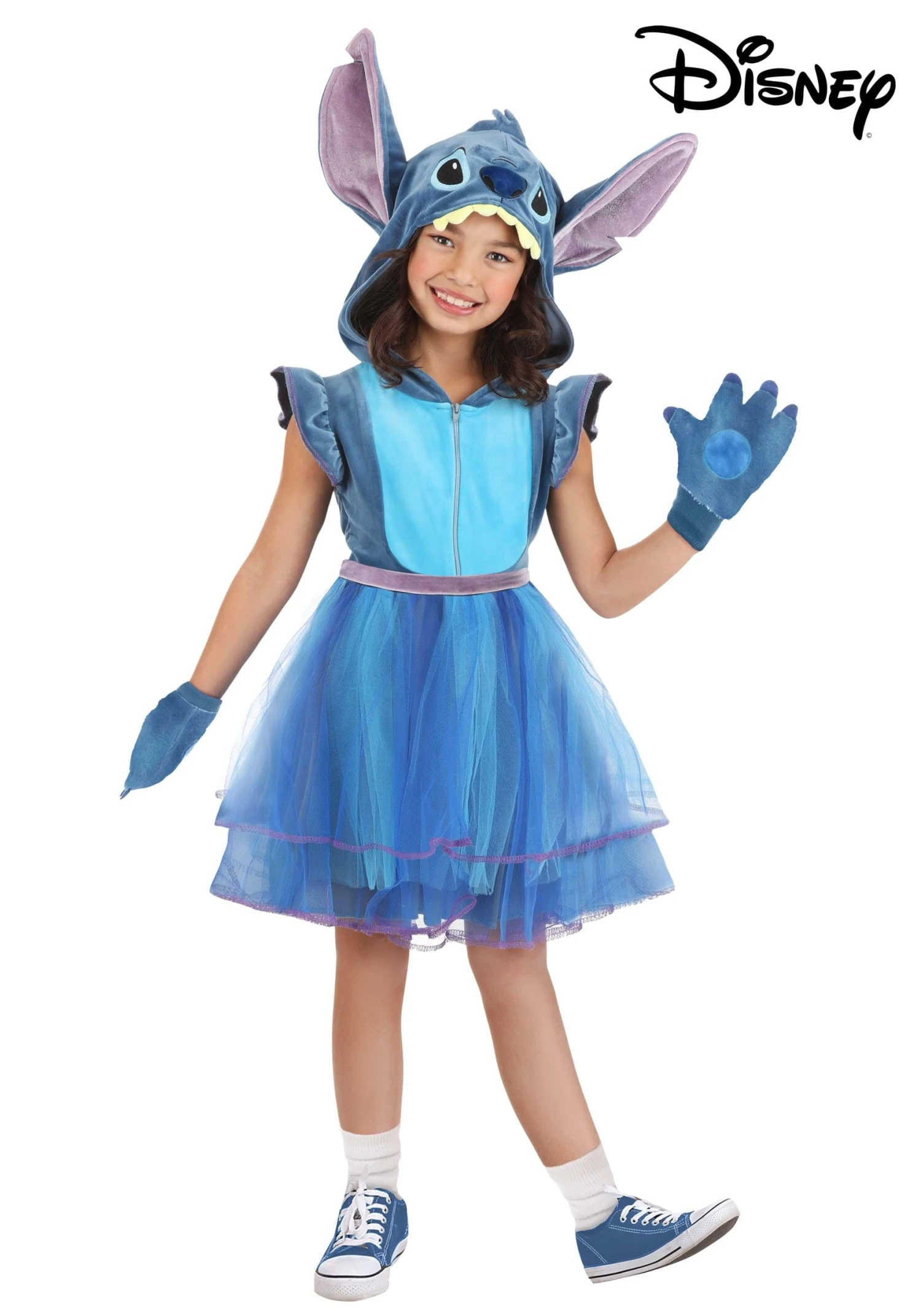 Disney Lilo & Stitch Stitch Costume Dress For Girls 6 Disney Lilo & Stitch Stitch Costume Dress For Girls - Image 4