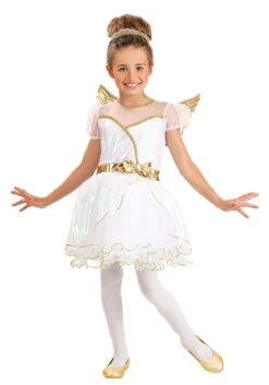 Guardian Angel Costume Dress For Girls