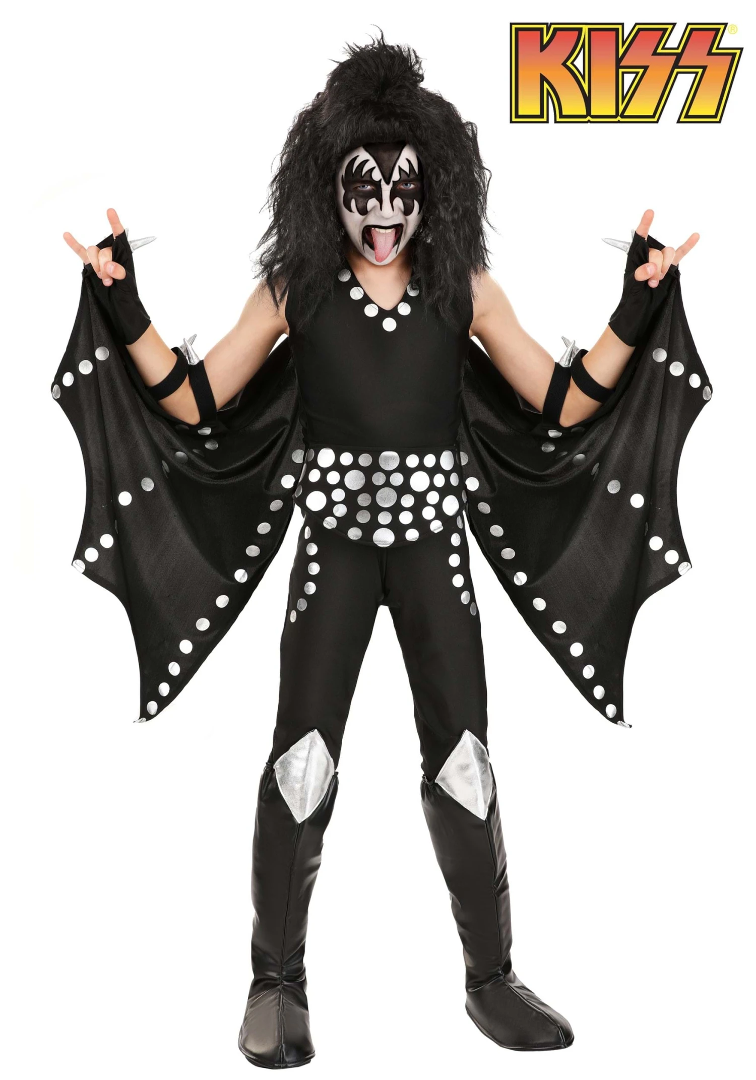 KISS Demon Costume For Kids 3 KISS Demon Costume For Kids
