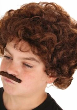 Lovable Luchador Kid's Wig And Mustache Costume Kit 8 Lovable Luchador Kid's Wig And Mustache Costume Kit -Halloween Costumes kids lovable luchador wig and mustache kit alt 2