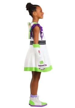 Girl's Pixar Toy Story Buzz Lightyear Costume Dress 16 Girl's Pixar Toy Story Buzz Lightyear Costume Dress -Halloween Costumes kids pixar toy story buzz lightyear costume dress alt 2